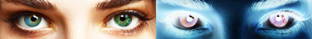 Inversion of eye color